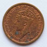 GEORGE VI BRITISH WEST AFRICA 1938 SIXPENCE COIN