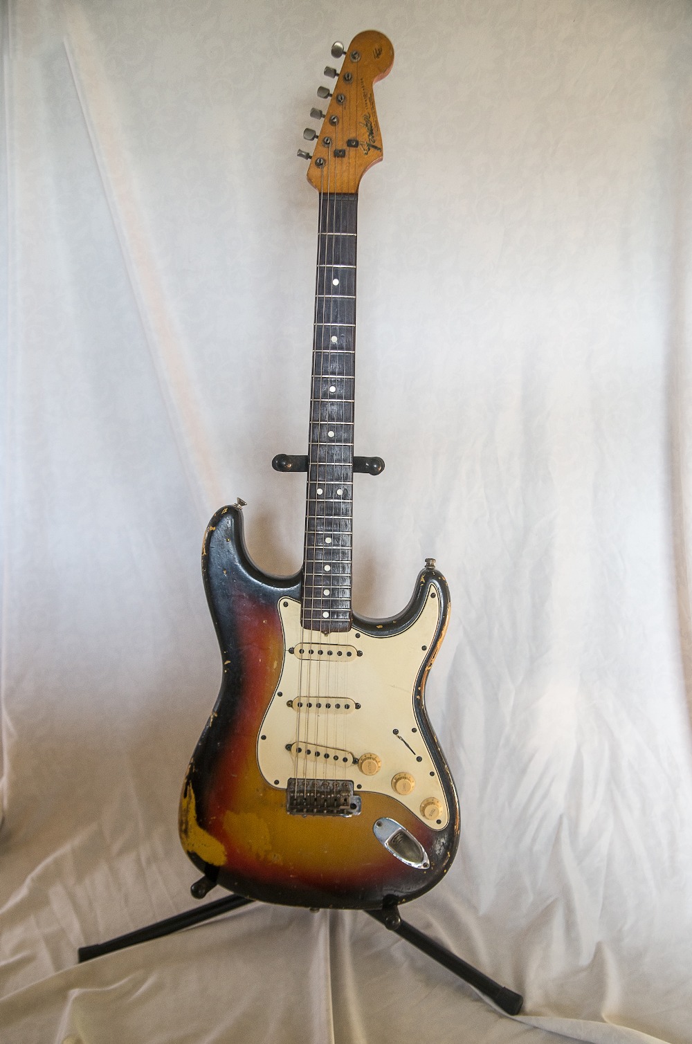 Jimi Hendrix’s 1964 Fender Stratocaster. The last remaining legitimate Jimi Hendrix owned guitar out