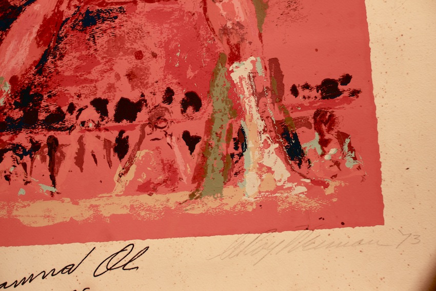 Leroy Neiman - Red Boxers 1973 signed by Muhammed Ali 
One of only a few known to have been signed - Image 3 of 3