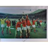 Bobby Chalton Ltd Edition Signed Print. A World Cup 1966 ltd Edition print. Edition of 500, signed