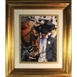 Frankie Dettori signed photograph. A signed 8”x10” colour photograph. Framed in a high quality