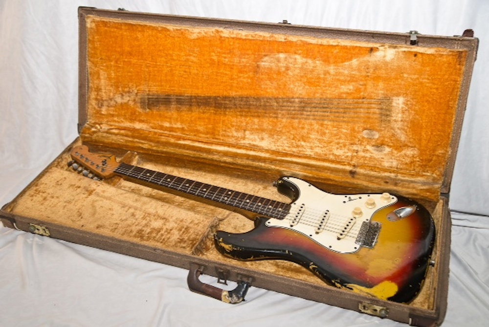 Jimi Hendrix’s 1964 Fender Stratocaster. The last remaining legitimate Jimi Hendrix owned guitar out - Image 3 of 11
