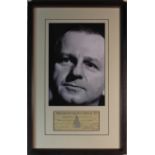 Jack Ruby Signed Cheque Check Display. Assassin of Lee Harvey Oswald and accused for the