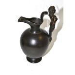 Early 20th century jug with a fawn handle, 20cm high