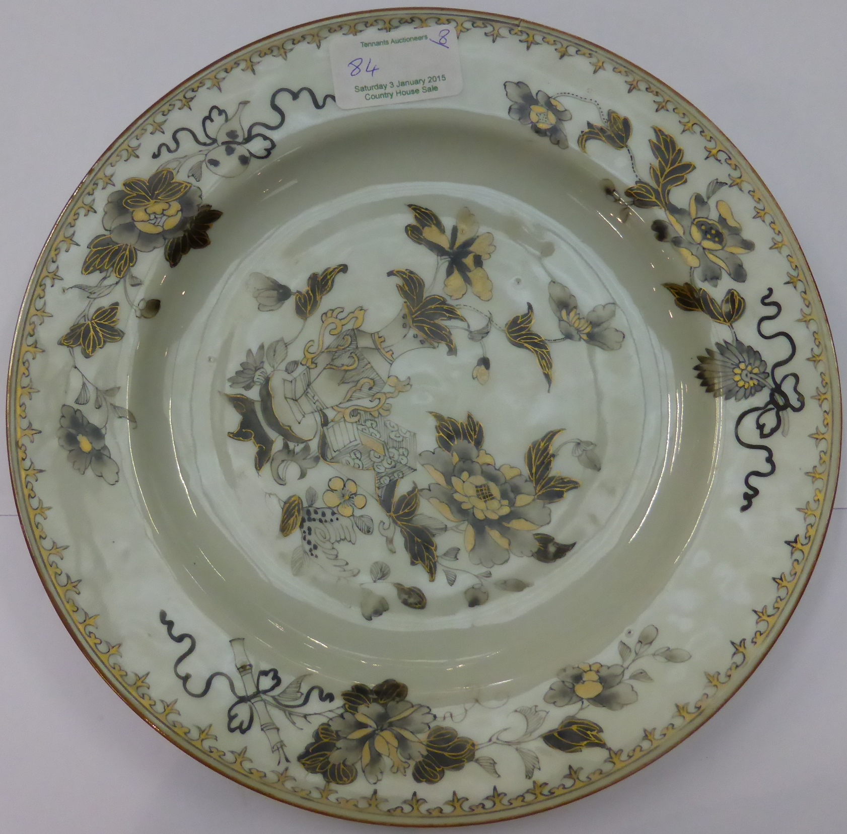 Six Chinese famille rose plates and two Chinese export plates - Image 16 of 17