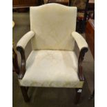 Gainsborough type mahogany chair
