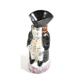 Yorkshire pearlware Toby jug, 20cm high