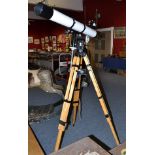 # Modern Russian made telescope and tripod with case