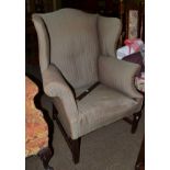 ~ George III wingback armchair