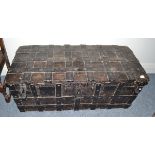 A large oak lined Armada chest