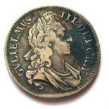 William III Crown 1696 OCTAVO, 1st bust,