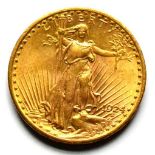 USA Gold 20 Dollars 1924, Saint-Gaudens,