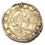 Commonwealth Shilling 1651 MM sun, obv.