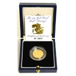 Proof Half Sovereign 1994, with cert, in