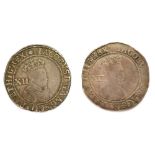 James I, 2 x Shillings: (1) 1st coinage,