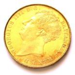George IV, Gold £2 1823, trivial contact