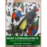 Miro (Joan) Lithographs, Volume II, 1975, New York, Leon Amiel, 4to., numbered limited edition of