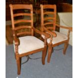 Two ladder back chairs