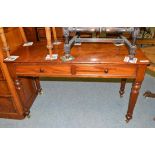 A Victorian mahogany side table