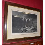 A Dore steel engraving in oak frame