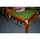 Snooker/pool table with accessories