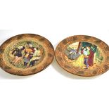 A pair of Beswick Shakespeare plaques