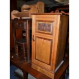 Two late Victorian bedside cupboards, a child's bentwood chair, mahogany tripod table, a Victorian