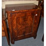 A 19th century mahogany European side cabinet