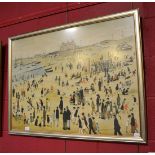 A framed Lowry print