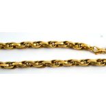 9ct gold fancy link chain