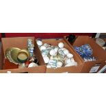 A quantity of ceramics and tea wares including Hornsea, Spode etc (in nine boxes)