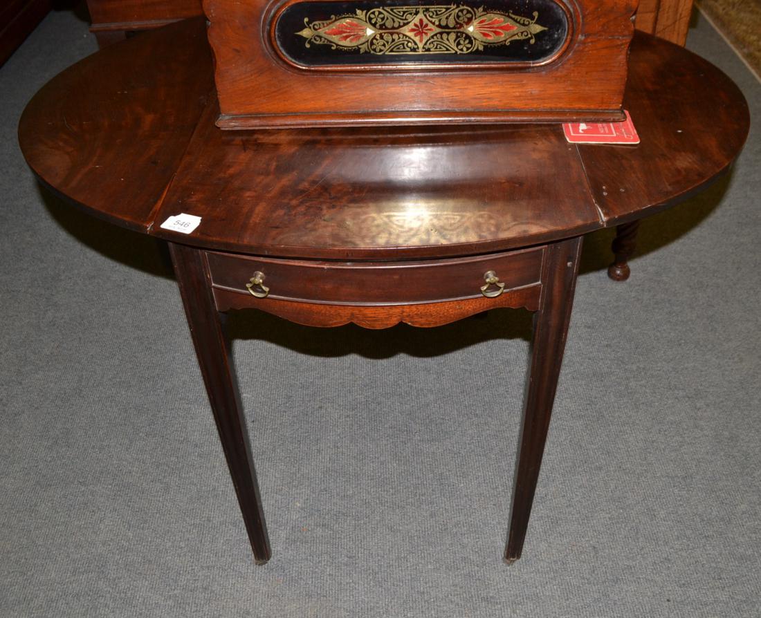 A George III mahogany Pembroke table