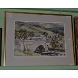 E Charles Simpson, Kettlewell, signed and dated (19)76, watercolour