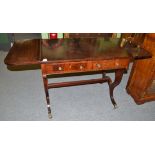 A Regency mahogany sofa table