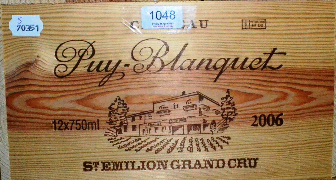 Chateau Puy Blanquet 2006, Saint-Emilion Grand Cru, owc (twelve bottles)