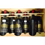 Chateau Palmer 1977, Margaux (x9) owc (nine bottles) U: top/upper shoulder