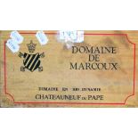 Domaine de Marcoux Chateauneuf-du-Pape Vieilles Vignes 2000, Rhone, (x6) in open owc (six bottles)