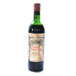 Chateau L'Eglise-Clinet 1961, Pomerol U: mid/upper shoulder, stained and soiled label