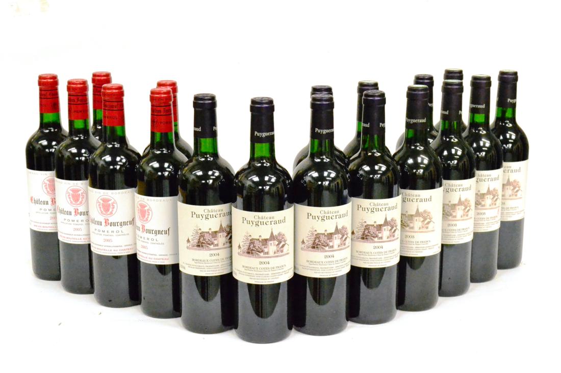 Chateau Puygueraud 2003, Cotes de Francs (x6); Chateau Puygueraud 2004, Cotes de Francs (x6);