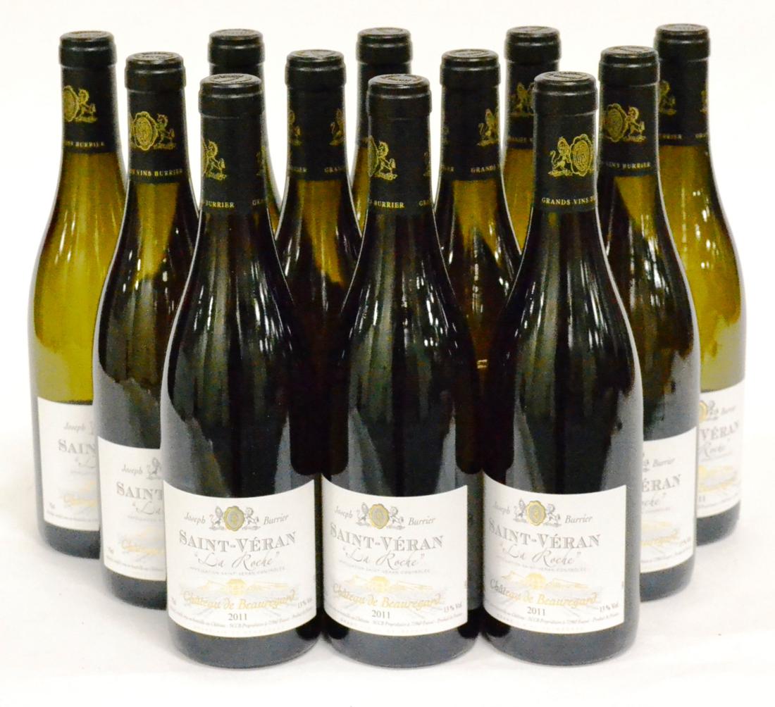 Chateau de Beauregard Saint-Veran Le Vernay 2011, Maconnais, (x12) (twelve bottles) U: released from