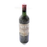 Chateau Cos d'Estournel 1959, Saint-Estephe U: top shoulder, soiled label