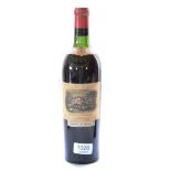 Chateau Lafite Rothschild 1945, Pauillac U: upper shoulder, Cruse & Fils slip label, small nick to