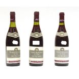 Charles Vienot Vosne Romanee Les Suchots Premier Cru 1978 (x3) (three bottles) U: 3cm, 2cm, 1cm