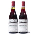 Domaine de la Romanee-Conti Grands Echezeaux Grand Cru 1986 (x2) (two bottles) U: 1.5cm, 1cm,