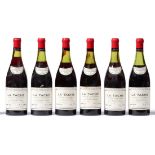 Domaine de la Romanee-Conti La Tache Grand Cru Monopole 1953 (x6) (six bottles) U: 4cm, 5.5cm, 2.