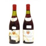 Chambolle Musigny Les Charmes 1934, bottled by Hedges and Butler (x2) (two bottles) U: 2.5cm, 3.5cm,