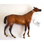 A Bergman cold painted bronze figure of an Arab Stallion, early 20th century, standing four square