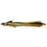 A Collection of Ten Fishing Rods, comprising split cane, greenheart, bamboo and fibreglass,