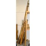 A Collection of Thirty Snooker Cues, Bridges and Rests