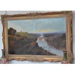 Attributed to E J Niemann (19th century) An extensive view of Richmond, bears signature and